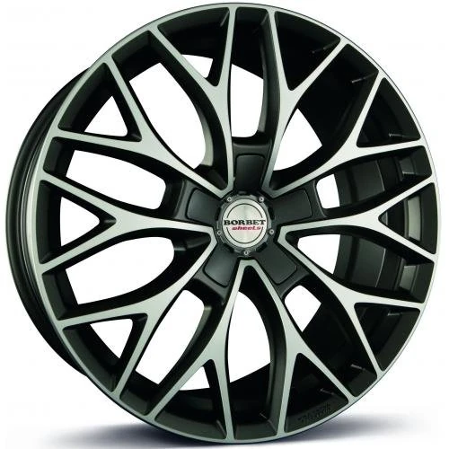Borbet DY 8.5 x 20 ET 40 Bolt Circle 5 x 114.3 Hub Centering 72.5 DY 852040114.3572.5DGPM, Dark Grey Polished Matt - Image 1