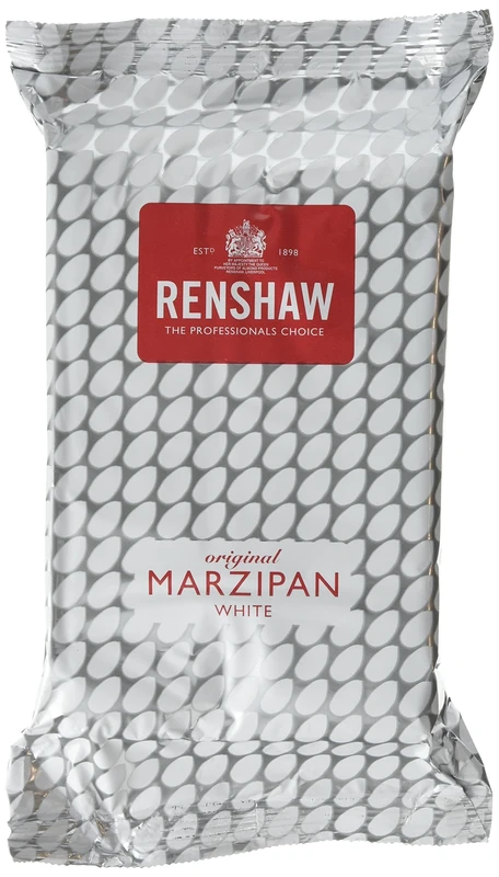 Renshaw Edible Original White Marzipan 1 kg (Pack of 1, Total 5)