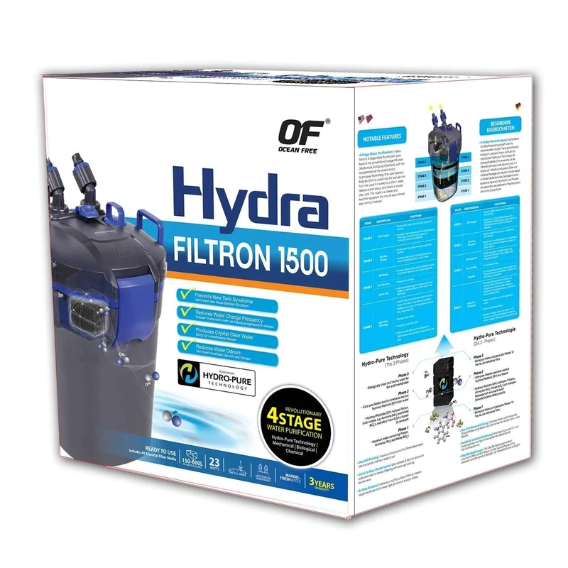 Ocean Free HY1500 Hydra Filtron Outdoor Filter - Image 1