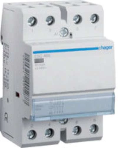 Hager esc466 – CONTACTOR 63 A 3 Na + 1NC 230 V