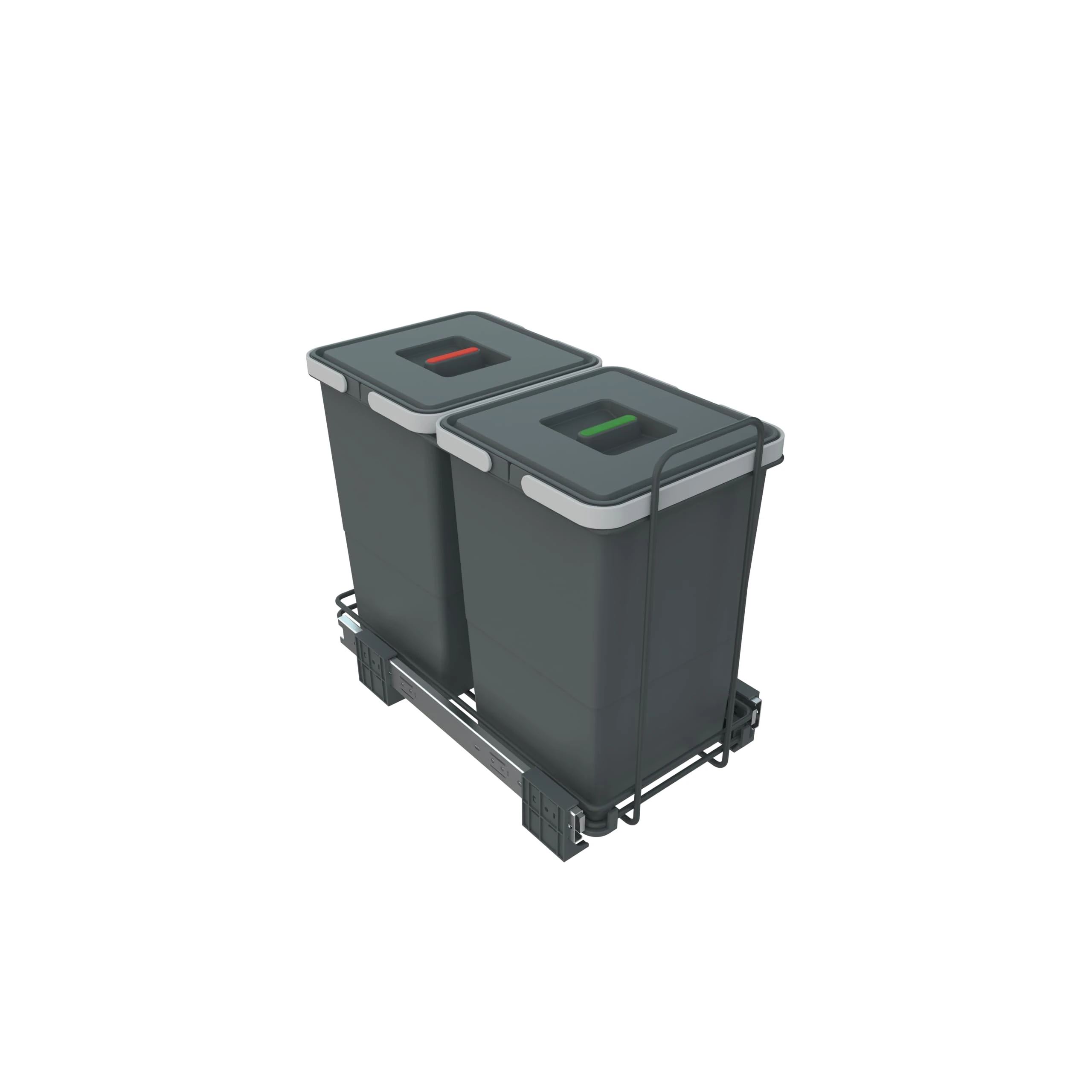 Elletipi PF01 34A2 Pull-Out Differentiated Waste Bin for Base Unit