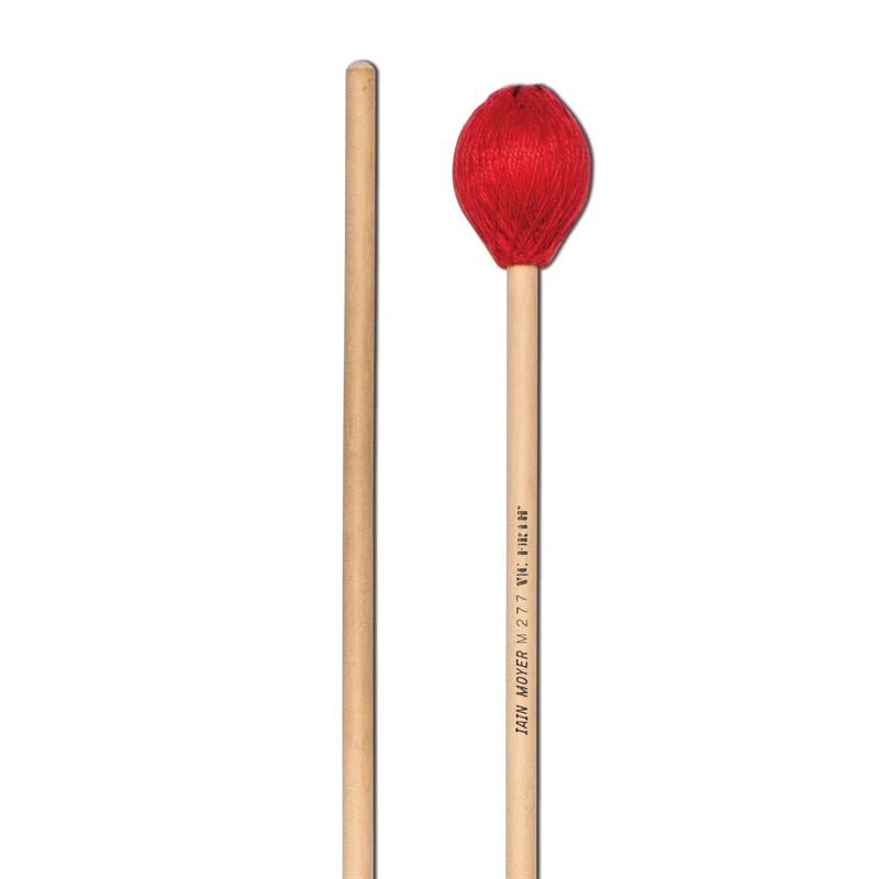 Vic FIrth - Corpsmaster® Signature Series Vibraphone Mallets - M277 - Iain Moyer - Very Hard - Red