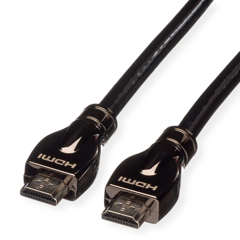 ROLINE 4K HDMI Ultra HD Cable with Ethernet, ST/ST, Black, 20 m