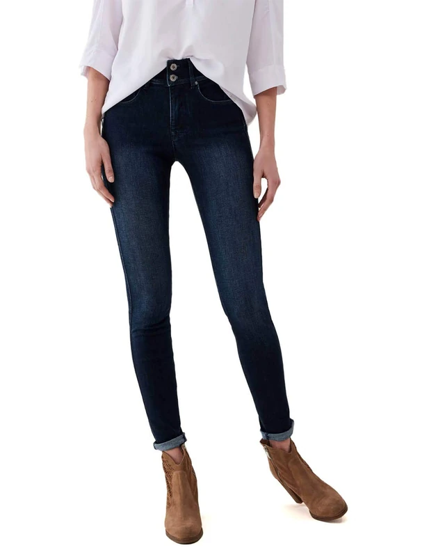 Salsa Secret Push in Skinny Jeans in Dark Denim