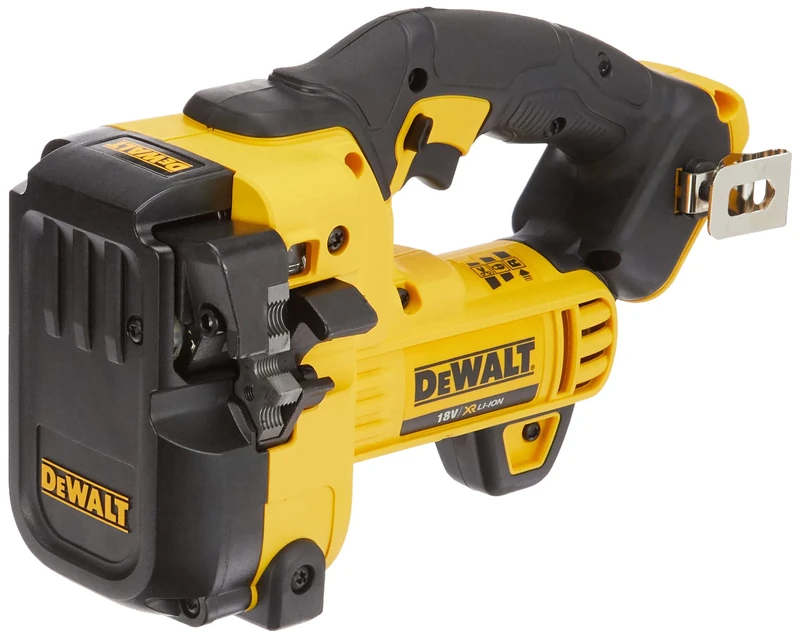 DEWALT DCS350NT-XJ 18 Volt Cordless Thread Rod Cutter with 4-Way Cutting Head (Quick & Clean Cutting Length from M6 to M12 Threaded Rods, Including LED Work Light, Battery and Charger Not Included)