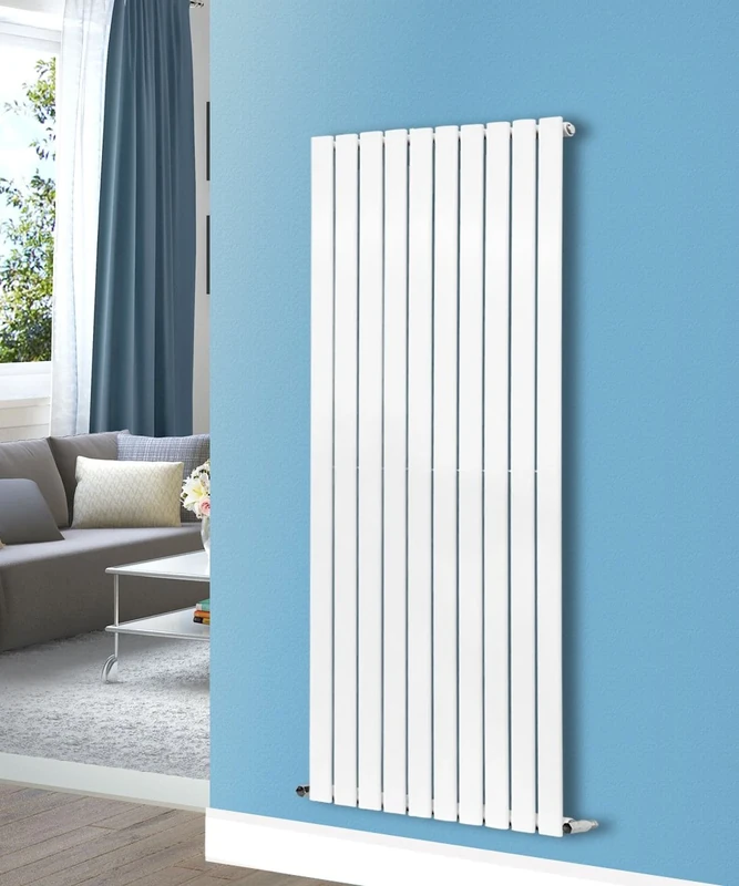 NRG 1600x608 Vertical Flat Panel Designer Radiators Central Heating Rad White