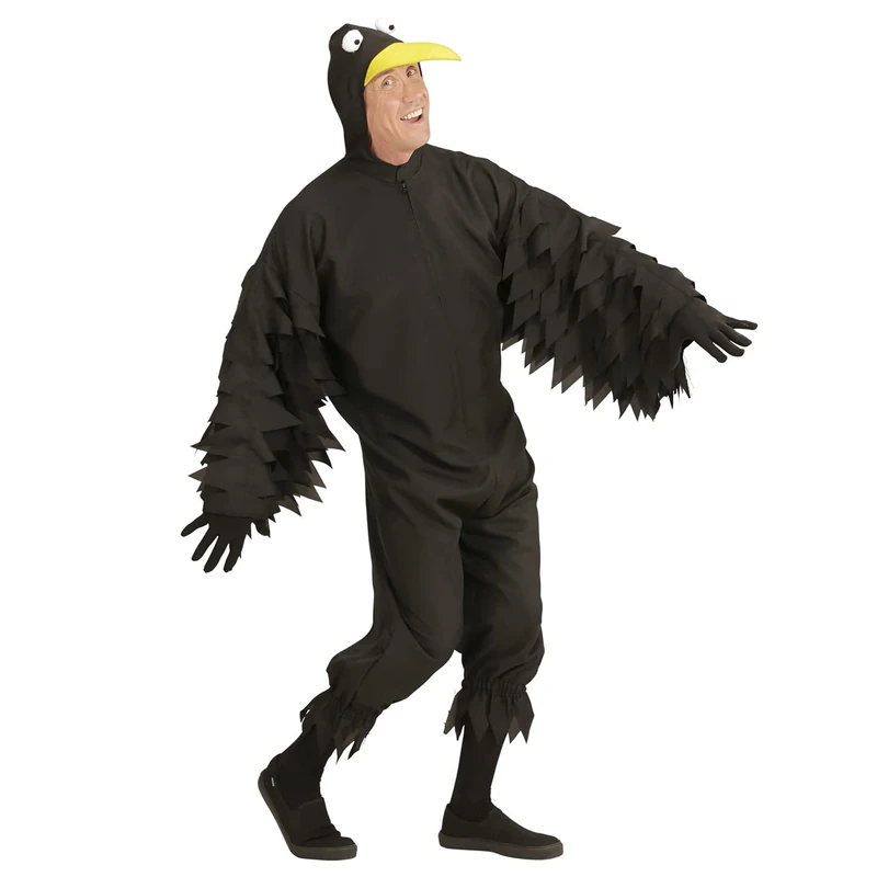 Widmann wdm05641 ? Crow Costume, Black, Small