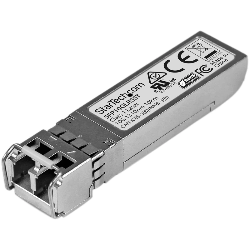 StarTech.com Cisco SFP-10G-LR-S Compatible SFP+ Module - 10GBASE-LR - 10GbE Single Mode Fiber SMF Optic Transceiver - 10GE Gigabit Ethernet SFP+ LC 10km - 1310nm - DDM Cisco Firepower (SFP10GLRSST)