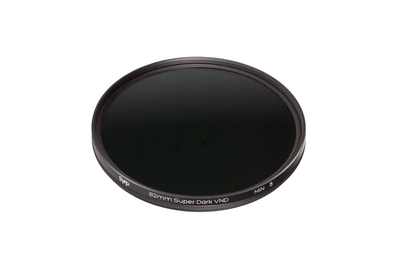 Syrp Large Super Dark Variable ND Filter - 82 mm - Neutral Density - Reduces Exposure by 5 - 10 stops (ND32 - ND1024) - 72 and 77 Adaptors and Case Included - High - Quality Japanese Glass - Image 1