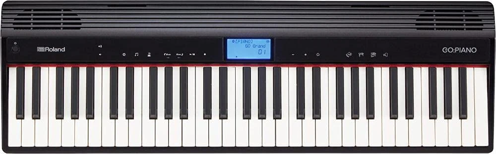 Roland Go:Piano GO-61P Digital Piano, Wireless Smartphone Connection, Black