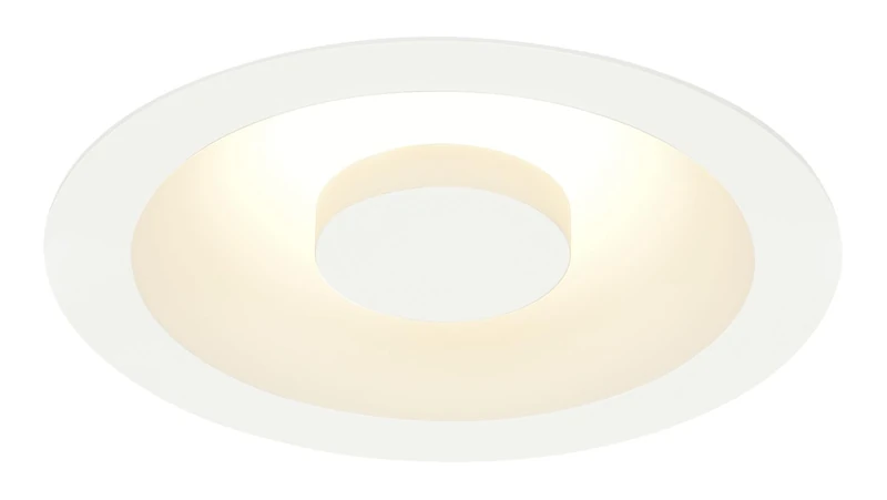 SLV recessed Ceiling Light OCCULDAS 14 / LED spot, floodlight, Ceiling Spotlight, Ceiling Light, recessed Light, Internal Lighting / 3000K 15W 810lm White dimmable 120 Degrees