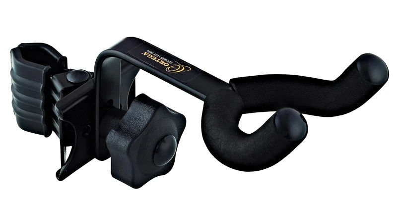 Ortega Guitars Ukulele Stand Accessories - Stand Holder for Ukulele and Mandolin - Metal, Black (OMUH-BK)