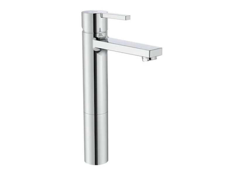 Rock a5 a3796 °C00 Basin Mixer Tap with High Spout, Body Smooth, Cold Start - Image 1