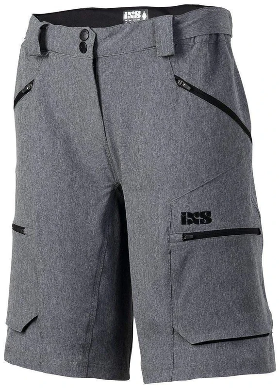 IXS Tema Women Shorts Graphite 40 Trouser,Adults Unisex, Black