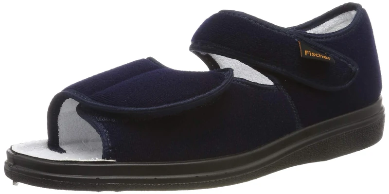 Fischer Unisex Ortho Low-Top Slippers, Blue Marine 521, 5.5 UK