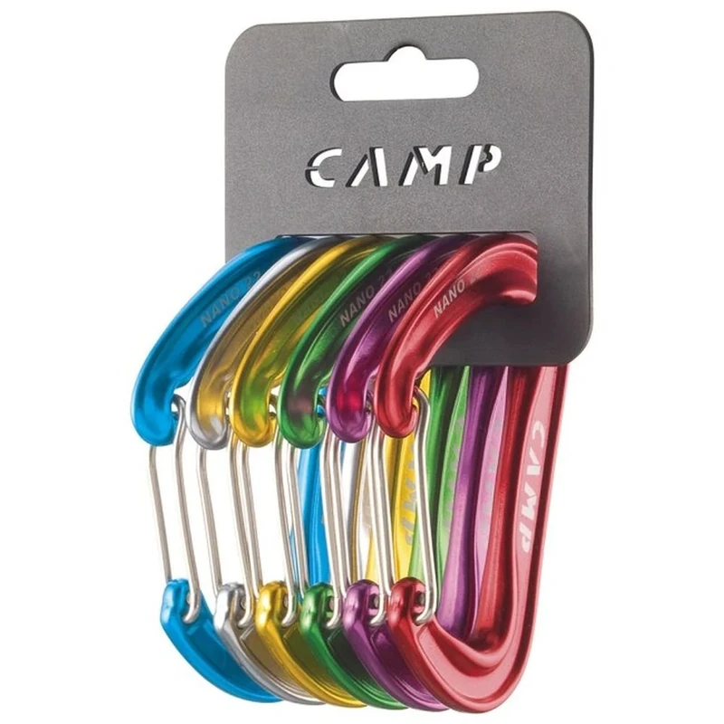 CAMP Unisex's Nano 22 Rack Pack Carabiner,One Size, Multi-coloured