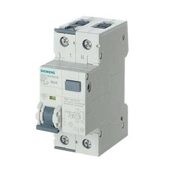 Siemens Combination Differential 1 Pole + Neutral 25a 30ma/6000