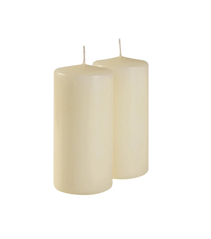 Cereria di Giorgio risthò Ceri, Wax, Ivory, 7 x 7 x 15 cm, 4 Units