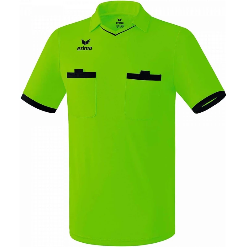Erima Men's Saragossa Referee Jersey Jersey - green/black, XL
