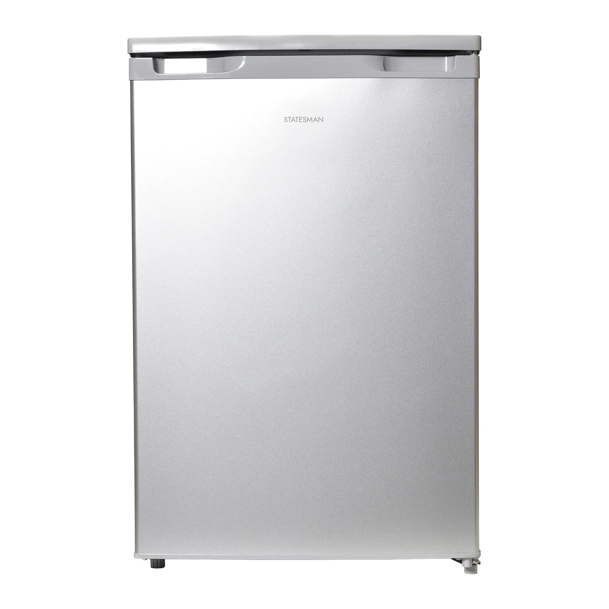 Statesman U355S Under Counter Freezer, 55cm, 86 Litres, 3 Large Capacity Storage Drawers, 4* Freezer, Reversible door, Adjustable Feet, Energy efficient, Silver