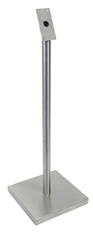 Securit Post + Base Set For information displays, Stainless Steel, 125x40cm