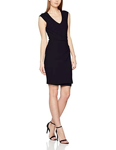 French Connection Women's LULA Jersey Dress, Blue (Utility Blue), 10 - Image 1