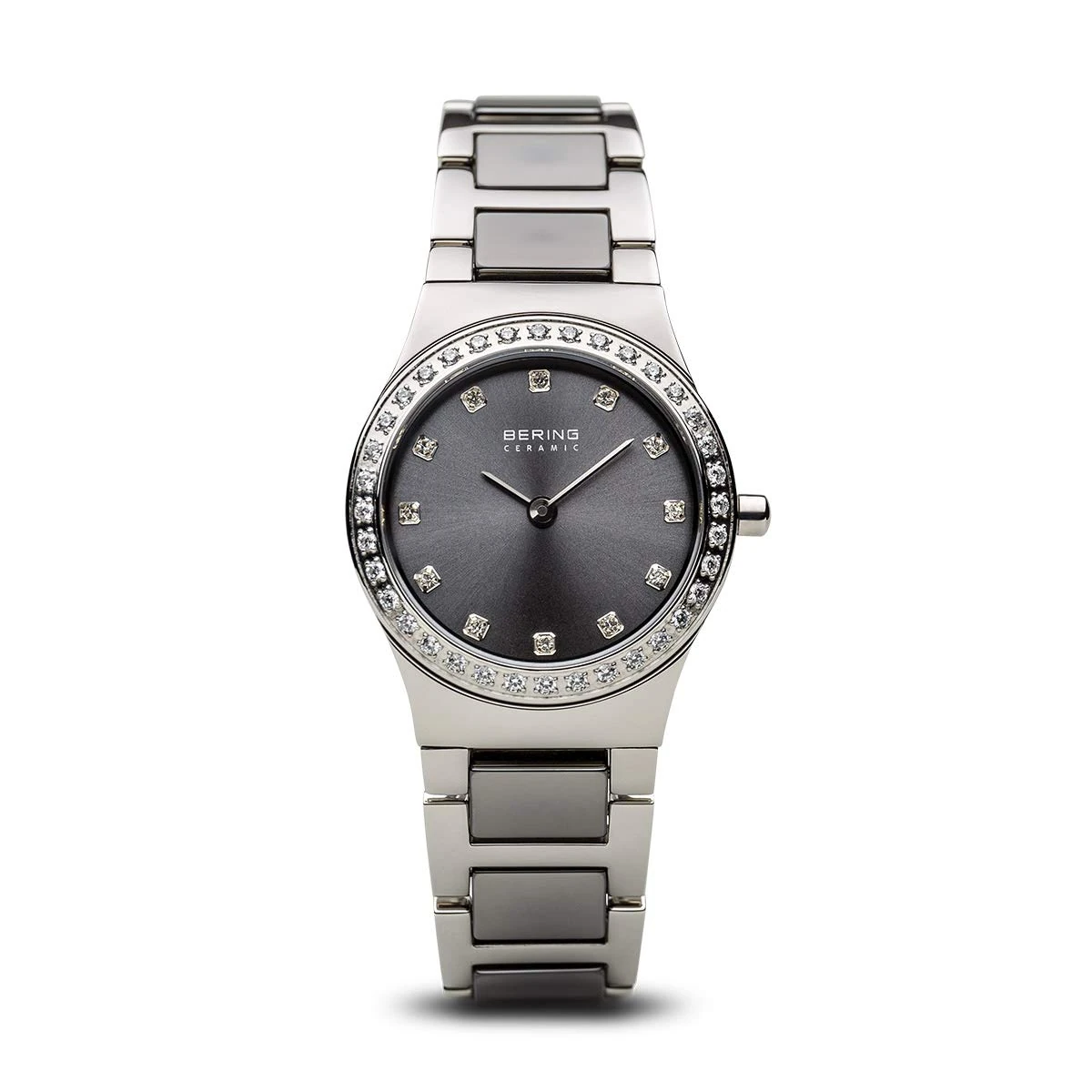 BERING Women Analog Quartz ceramic collection Watch with stainless steel/Ceramic Strap and Sapphire Crystal 32426-703