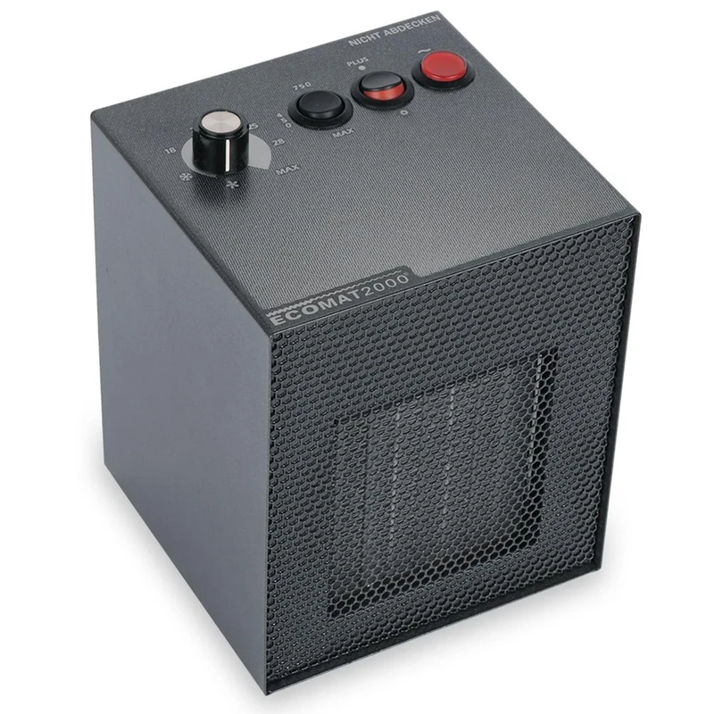 Ecomat2000 Classic Plus Mobile Fan Heater 230 V 450 W / 750 W / 1800 W Thermostat Automatic Shut-Off - Image 1
