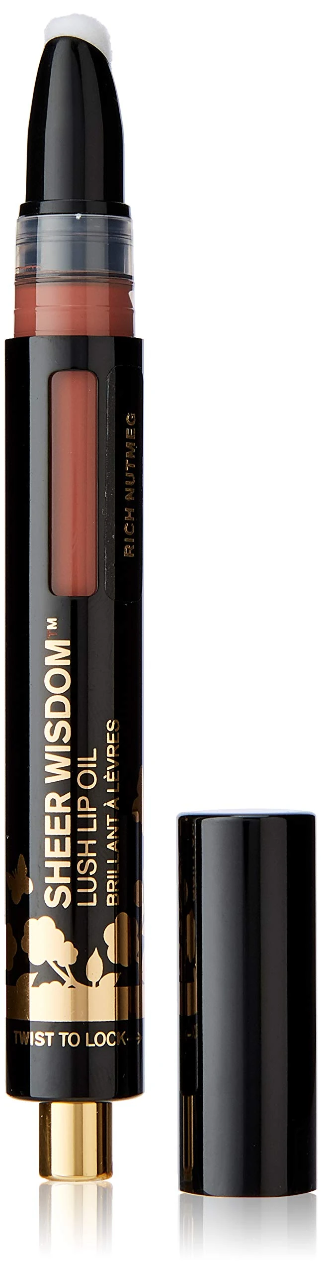 butter LONDON Sheer Wisdom Lip Oil Rich Nutmeg