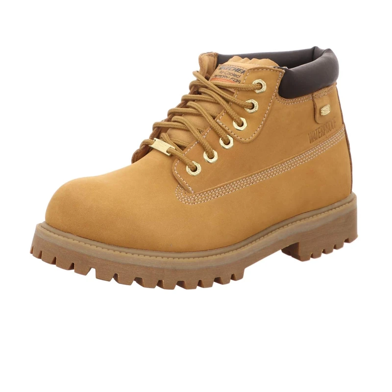 Skechers Mens Sergeants Verdict Boots - Wheat/Gum - UK 10.5