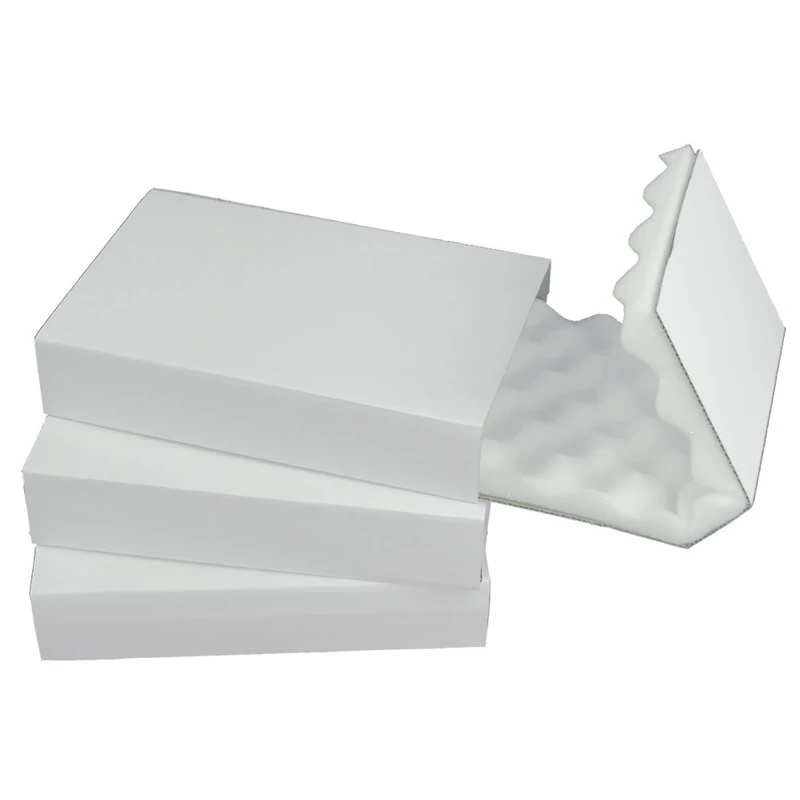 Triplast 11 x 7 x 2-Inch Medium Shell and Slide Packaging Foam Lined Insulated Protective Padded Box (Pack of 15)