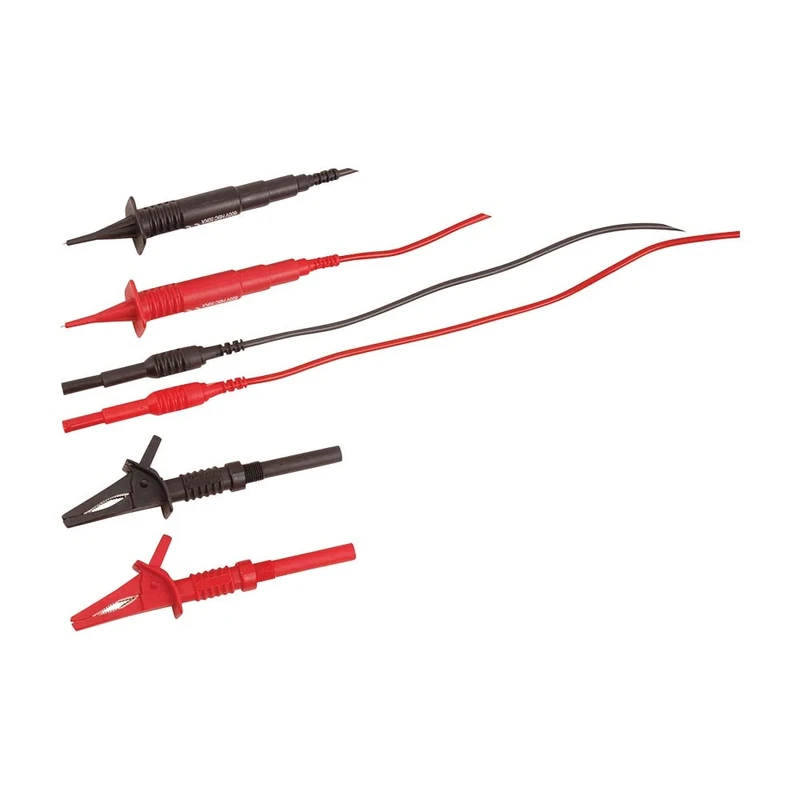 Martindale TL56 GS38 Fused Test Leads Set, 4 mm Diameter, Red/Black