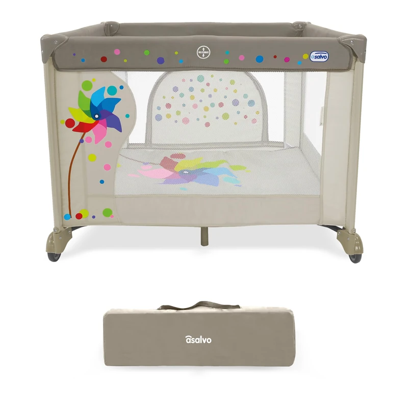 Asalvo 12470 Windmill Design Play Pen, Multi-Colour