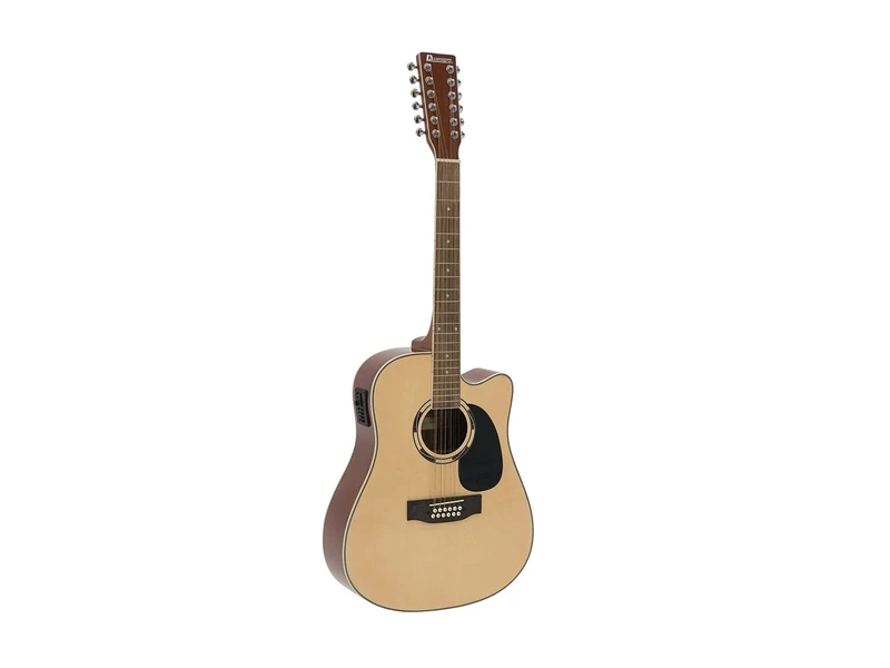 Dimavery DR-612 West, guitar 12 strings, nature - Image 1