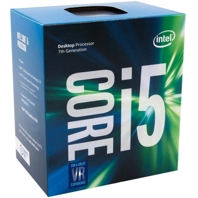 Intel Core i5-7400 3.0 GHz QuadCore 6 MB Cache CPU - Black