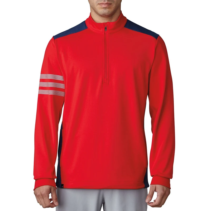 adidas Performance Men's Lc Zip Golf Jacket, Mens, BC1134, red, XL