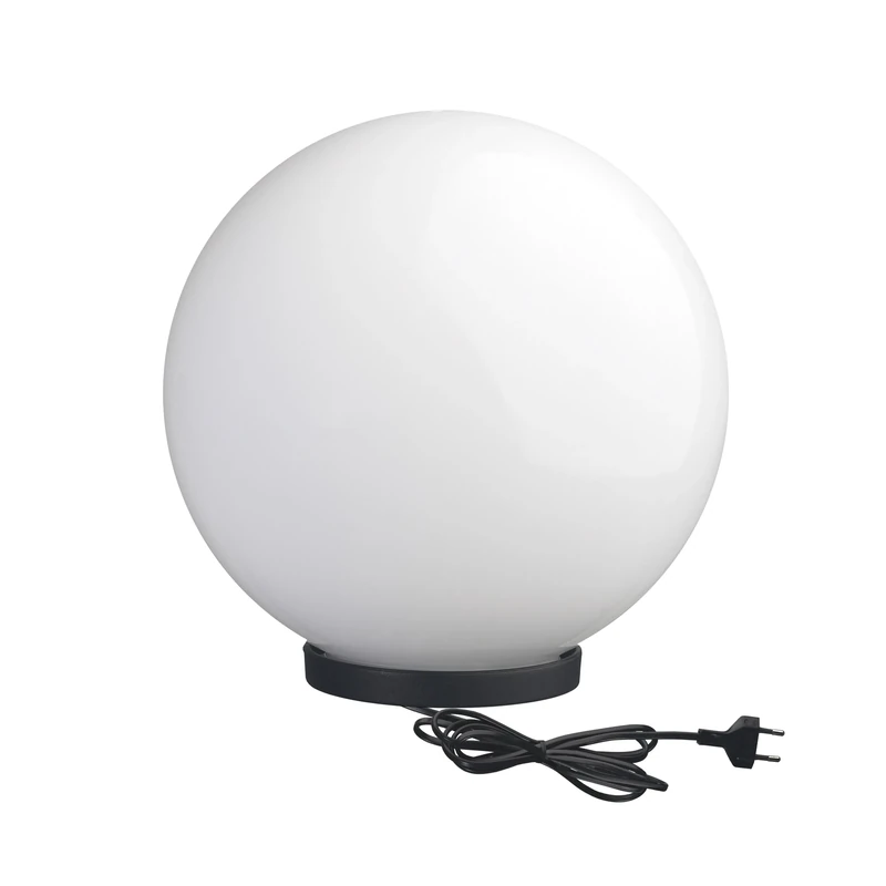 Dopo Lighting - Floor lamp GLOU white-black Ø40cm outdoor IP44