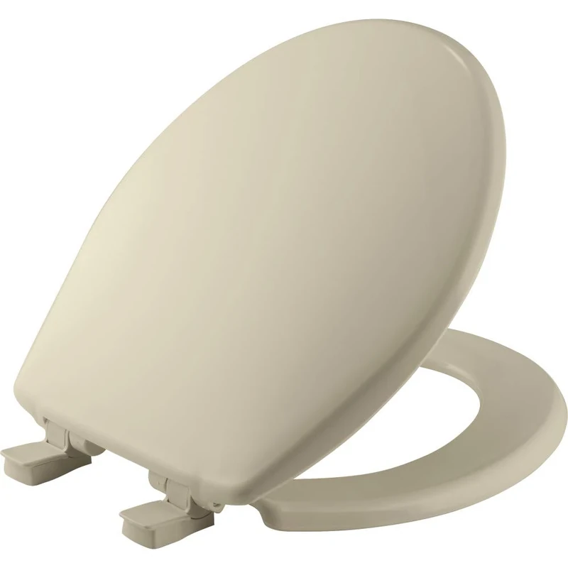 Bemis 730SLEC 006 Toilet Seat, Bone, Round