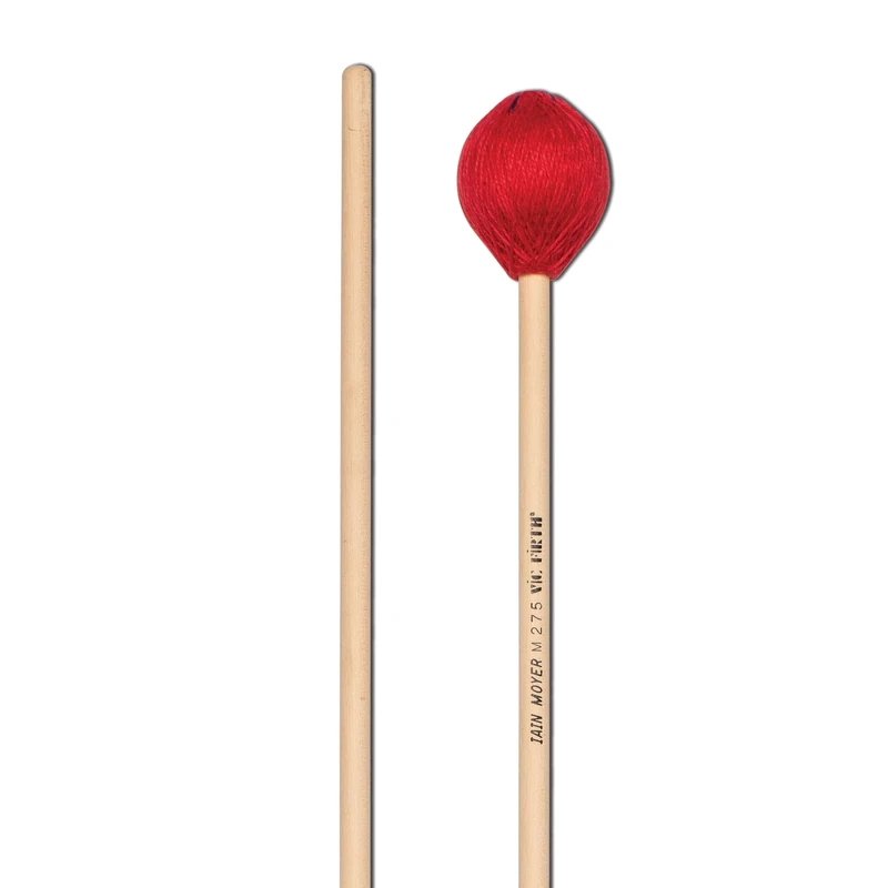 Vic FIrth - Corpsmaster® Signature Series Vibraphone Mallets - M275 - Iain Moyer - Medium Hard - Red