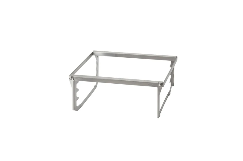 Snow Peak Stainless Steel Fireplace Grill Bridge, Medium, to fit Snow Peak Medium Pack & Carry Fireplace, adjustable height and foldable for Camping Outdoor Cooking