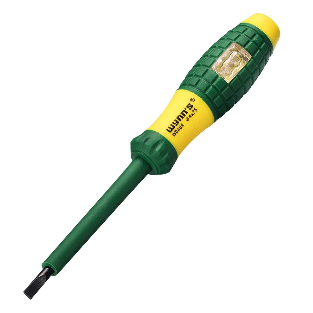 Eightwood Pen Electric Tester Mains Tester Screwdriver Electrical Screwdriver 220V Voltage Electrical Pen 220V Voltage Electric with Test Power Detector Probe