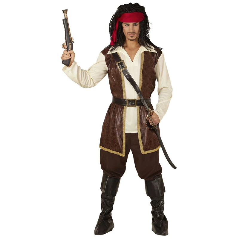 Widmann wdm15264 ? Pirate Costume, Red, Large