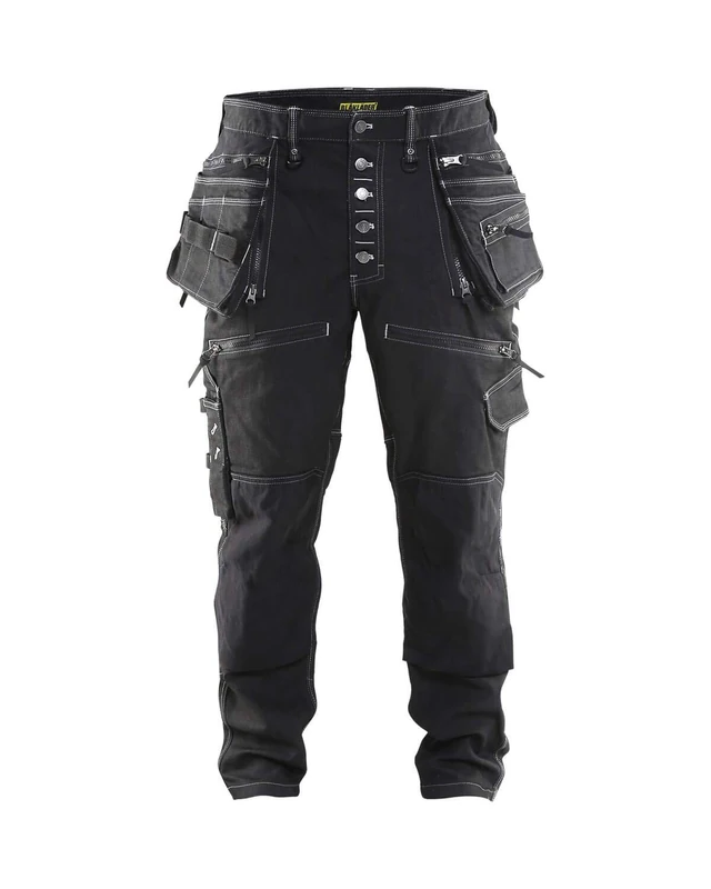 Blakläder 199911419900D116 Size D116 "Low Crotch x1900" Craftsman Trousers - Black