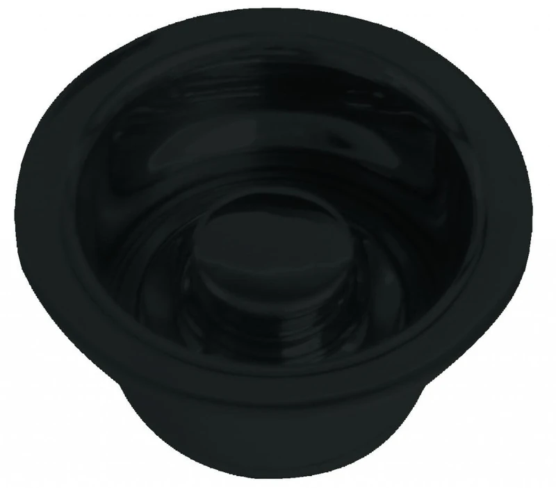 Westbrass R2082-62 InSinkErator Style Extra-Deep Disposal Flange and Stopper, Matte Black