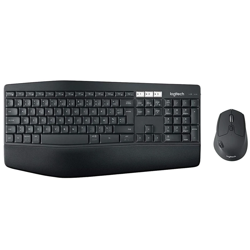 Logitech "French QWERTY Layout Performance USB Bluetooth Wireless Keyboard and Mouse Kit