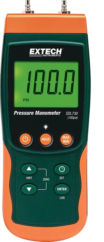 Extech SDL730 Differential Pressure Manometer/Data Logger, Green