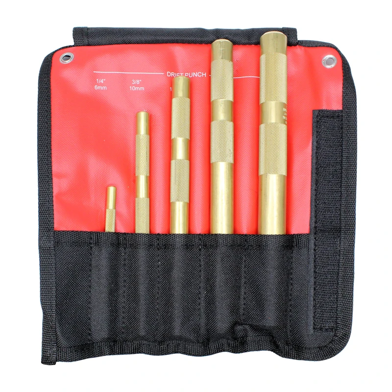 Mayhew Tools 67003 Brass Drift Punch Set - 5 Piece Kit