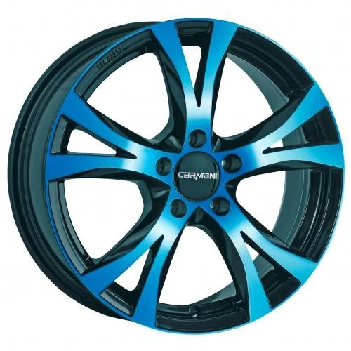 Carmani CA90716K35CLBP Bolt Circle 5.00 x 120.00 Offset 35 Hub Centering 72.60 Design 9 Compete, Light Blue Polish