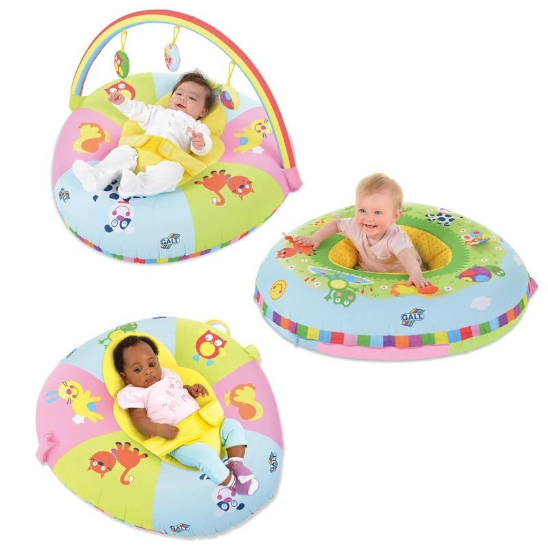 Galt Toys, 3-in-1 Playnest and Gym, Sit Me Up Baby Seat, Ages 0 Months Plus