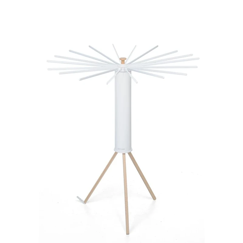 Foppapedretti Octobus Clothes Airer, Wood, Bianco, 112x112x121 cm